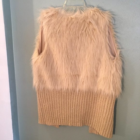 Rue 21 Faux Fur Sweater Vest - Picture 3 of 5